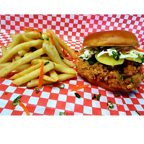 Korean Fried Chicken Sandwich